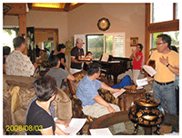 샬롬 찬양대 모임 (2008/08/03) 한준 집사님댁 -3-